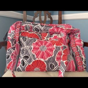 Vera Bradley Cheery Blossoms Diaper Bag